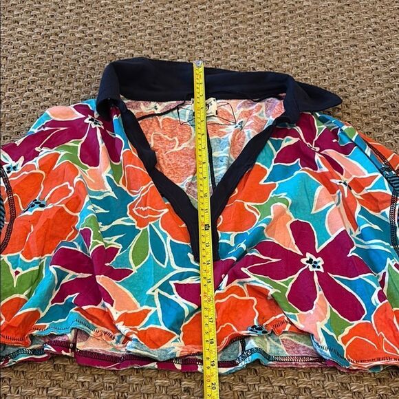 We The Free Colorful Abstract Polo Shirt - Picture 8 of 9